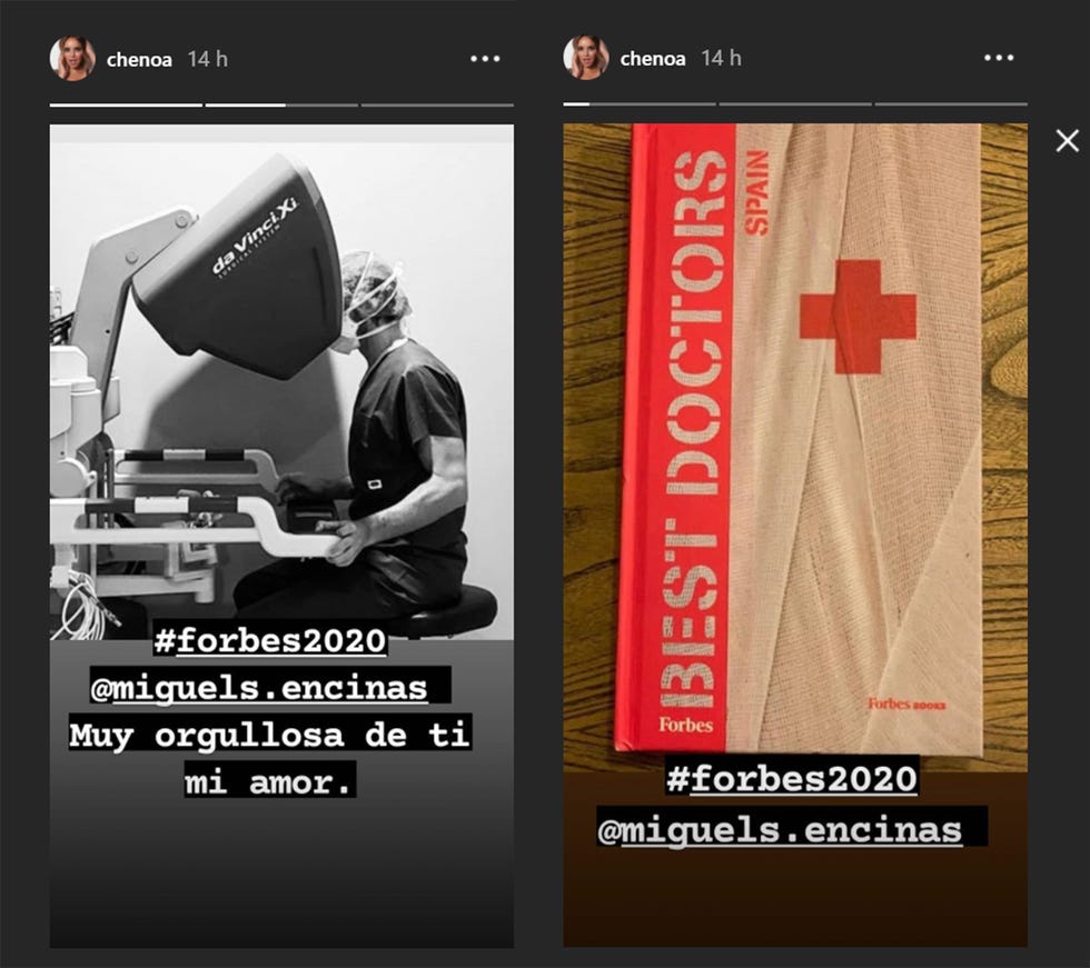 chenoa presume de su marido trabajando