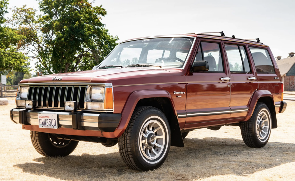 1985 jeep cherokee on bring a trailer