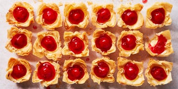 cherry cheesecake bites