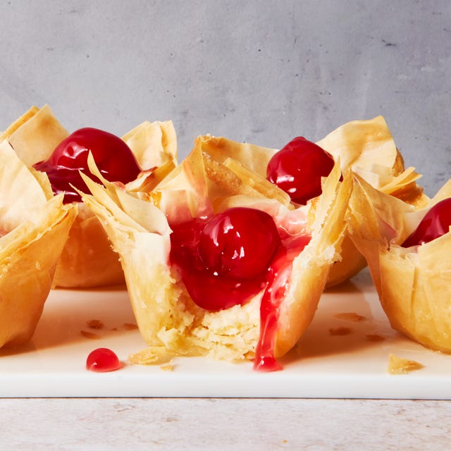cherry cheesecake bites