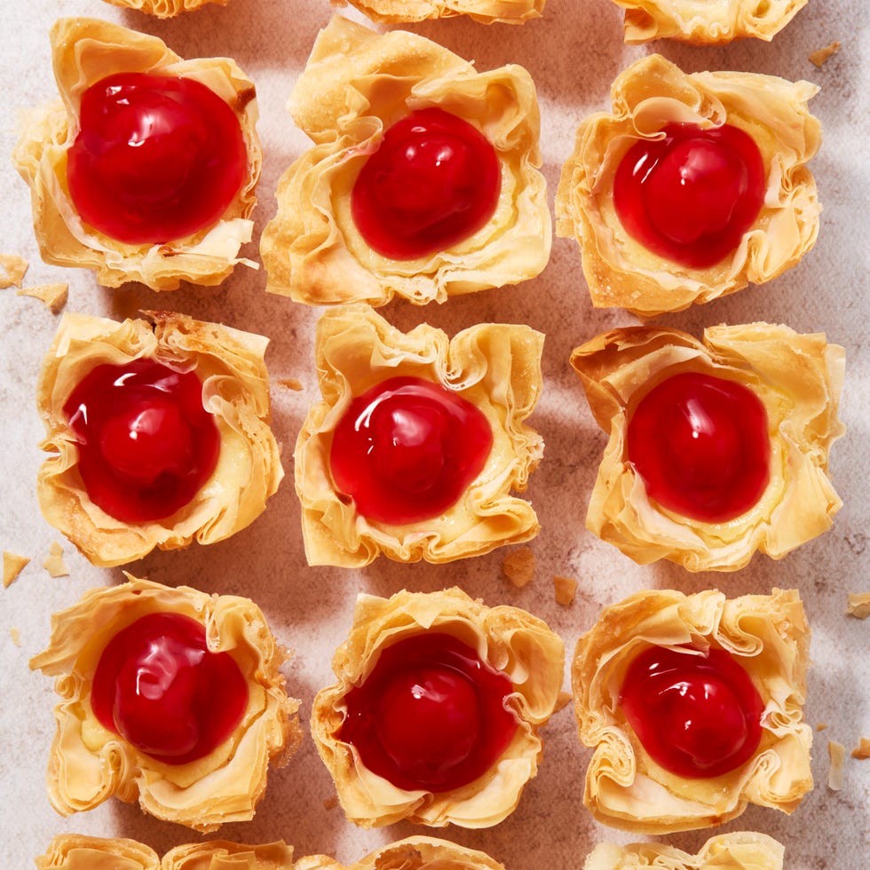 cherry cheesecake bites