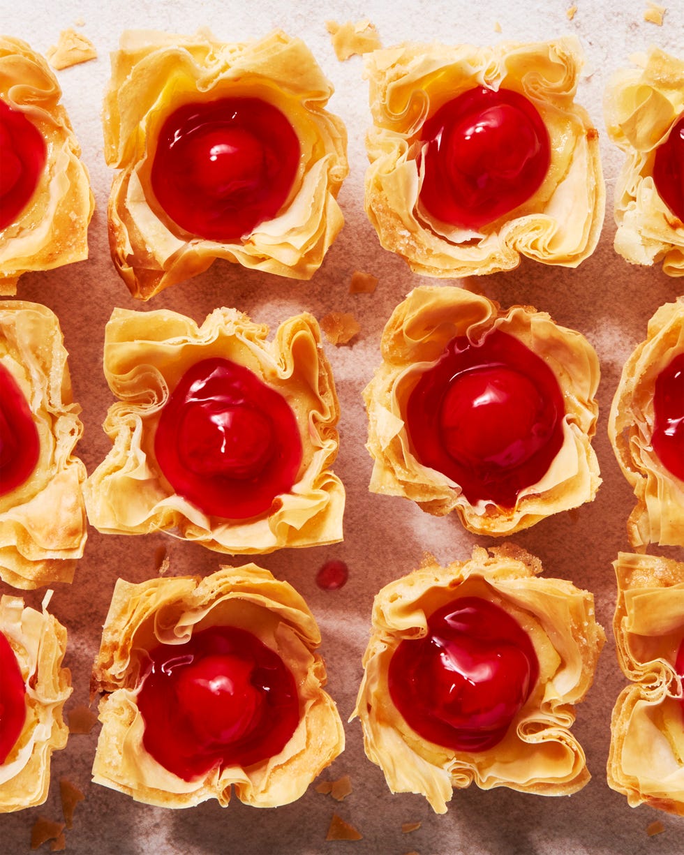 cherry cheesecake bites