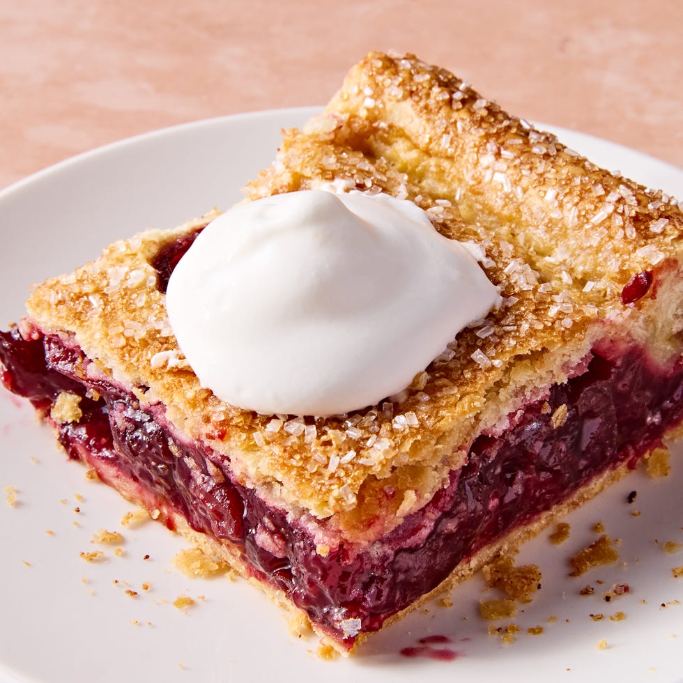 Best Cherry Pie Slab Bars Recipe - How To Make Cherry Pie Slab Bars