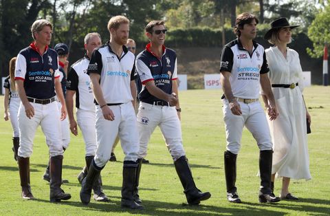 The Duke Of Sussex Attends 2019 Sentebale ISPS Handa Polo Cup In Rome