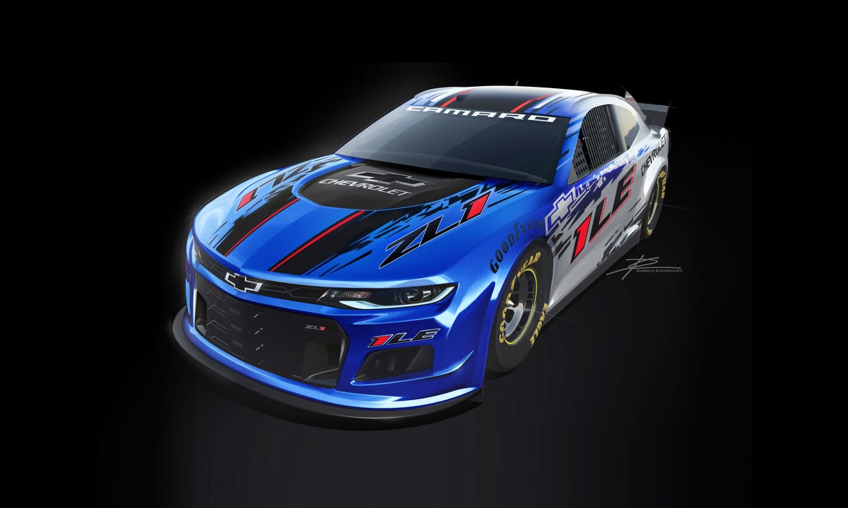 CHEVROLET CAMARO ZL1 2023 NASCAR 75TH DIAMOND ANNIVERSARY