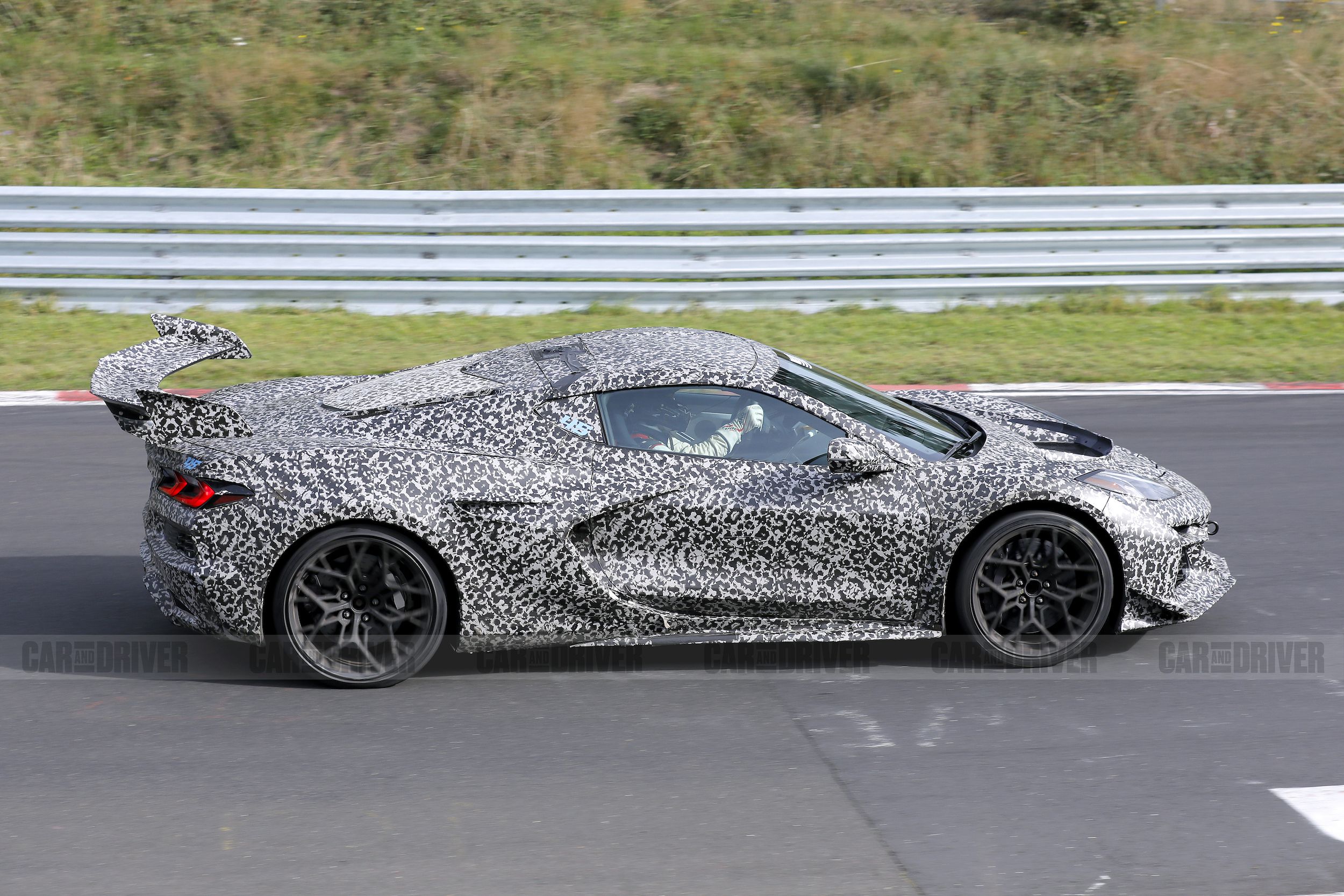 Corvette ZR1 Shows Off Beefy Rear Wing In Nürburgring Spy Photos