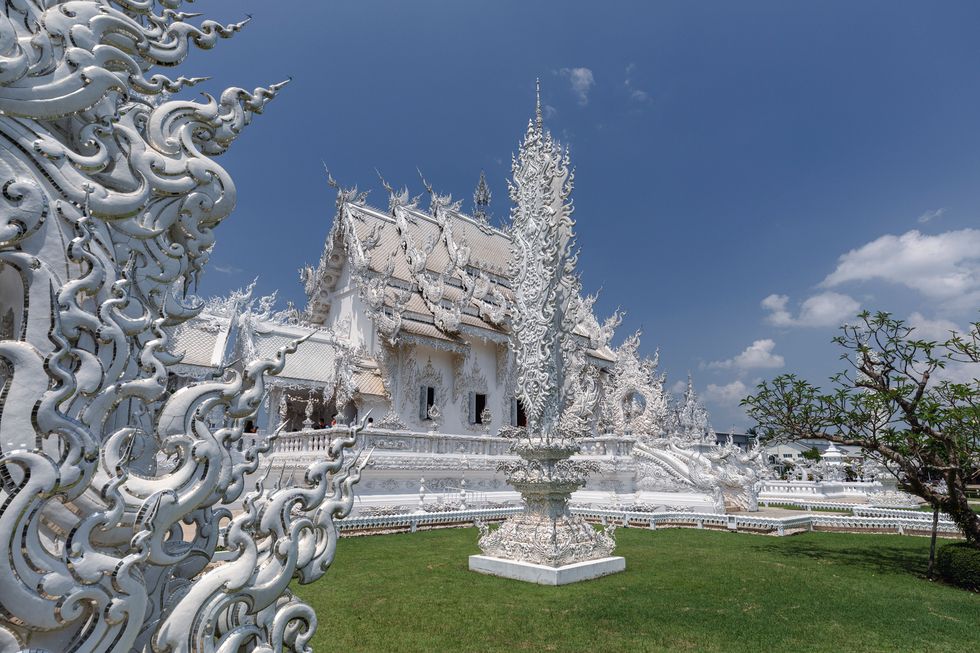 white temple wat rong khun chiang rai, thailand