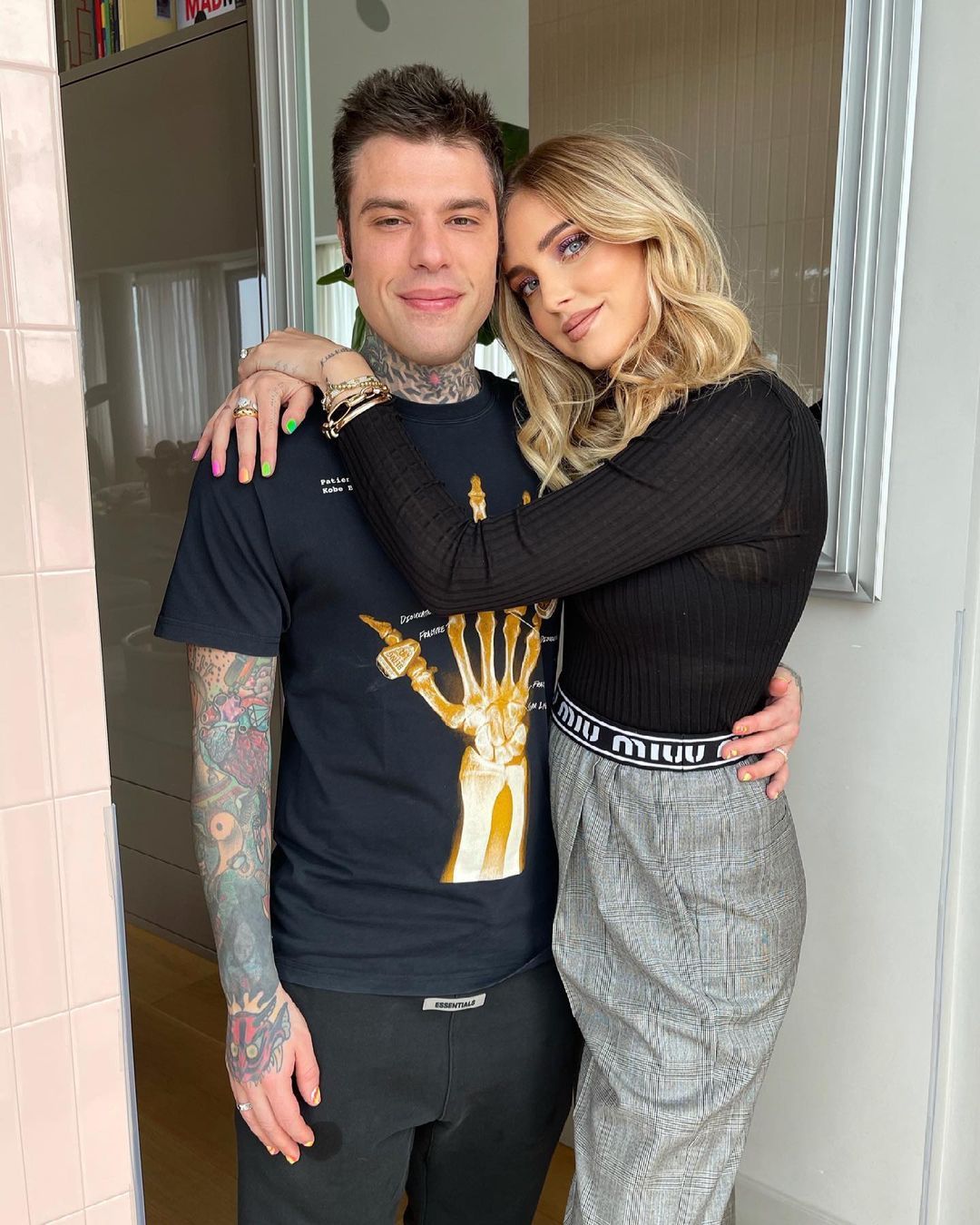 Cuánto dinero en ropa hay en la foto de Chiara Ferragni y Fedez?