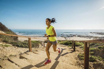 correr en la playa