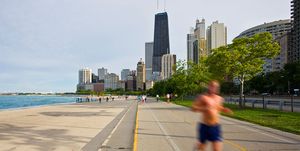 chicago running map
