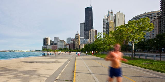 chicago running map chicago running map