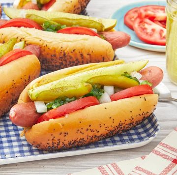 the pioneer woman's chicago style hot dog recipe
