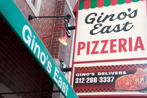 chicago’s famous gino’s east pizzeria