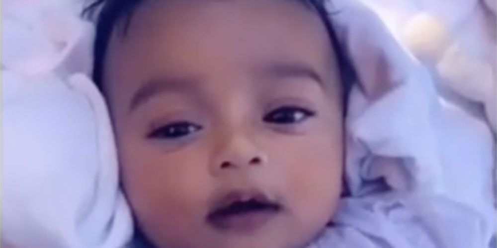 Kim Kardashian Shows Off Baby Daughter Chicago's Yeezy Collection
