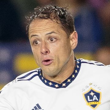 javier 'chicarito' hernández plays football for los angeles galaxy
