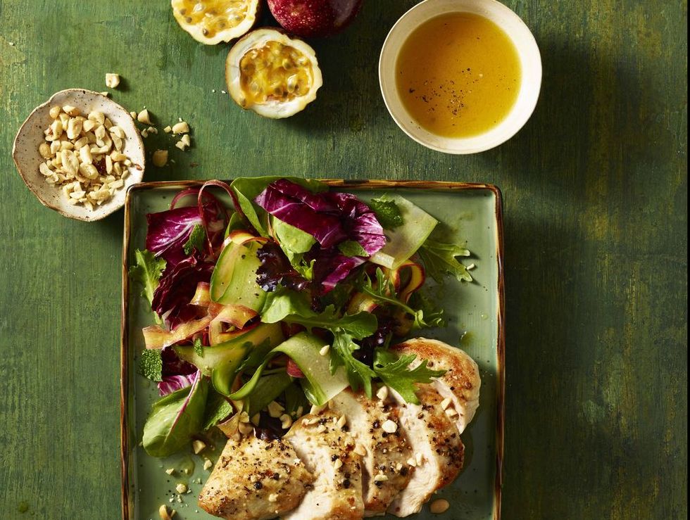 Chicken With Passion Fruit Vinaigrette