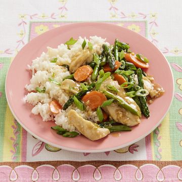 pioneer woman chicken and asparagus stir fry rice