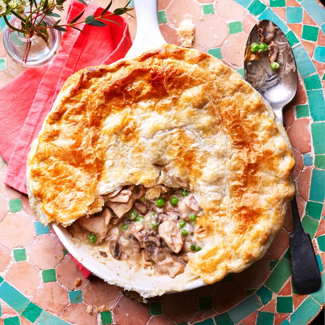 chicken and mushroom pie
