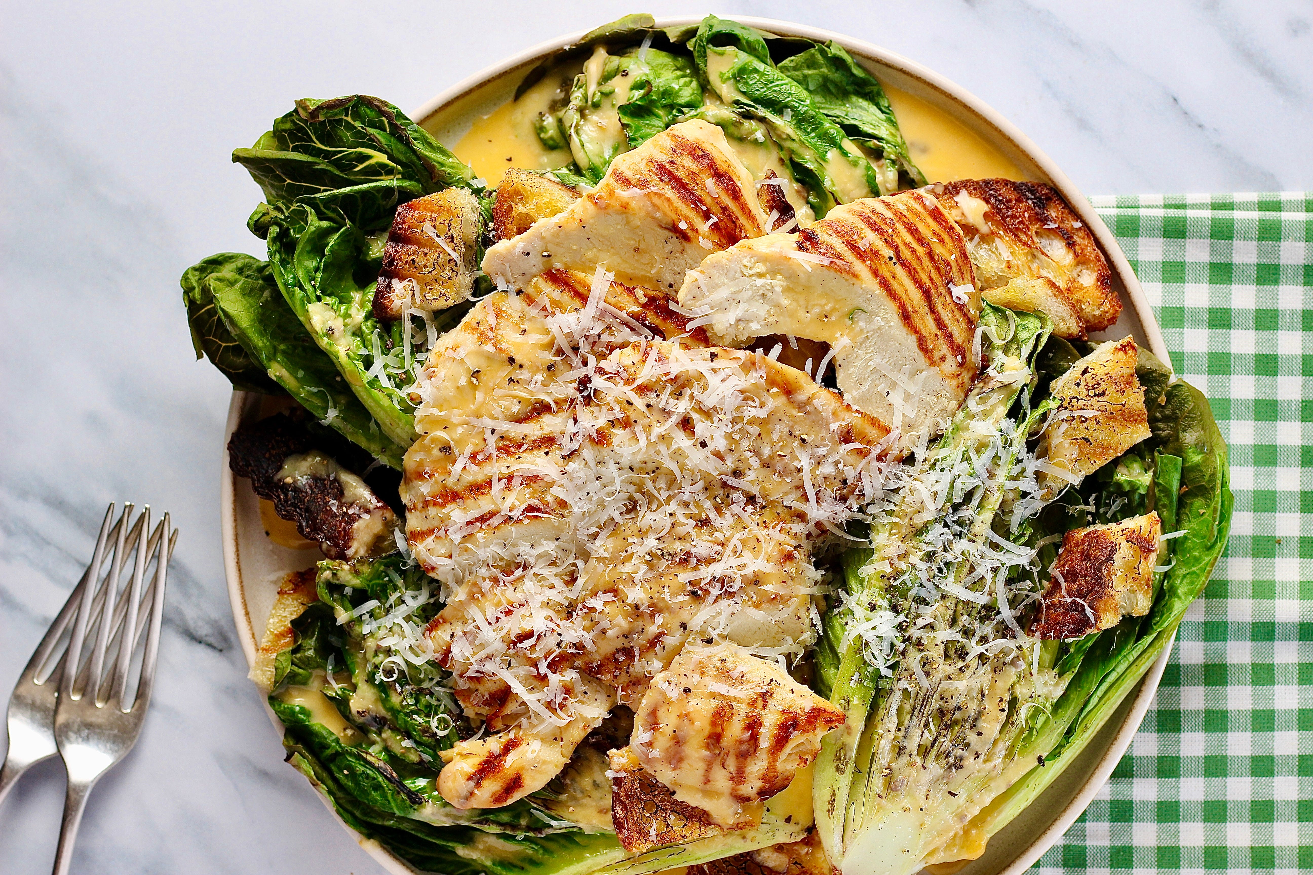 grilled chicken caesar salad