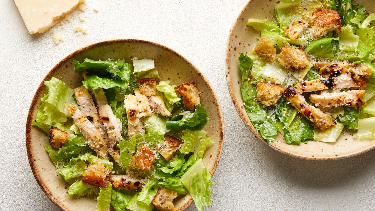 preview for Juicy Chicken Thighs Are The Star Of This Dinner-Worthy Caesar Salad