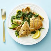 chicken breast recipes - Chicken with Creamy Spinach and Artichokes