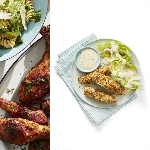 chicken dinner recipes everything chicken fingers with wedge salad