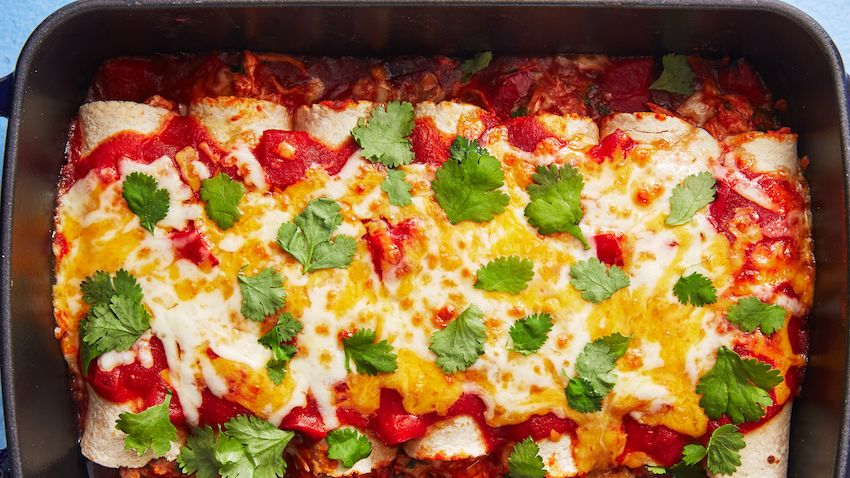 preview for Cheesy Chicken Enchiladas Are A Weeknight Hero