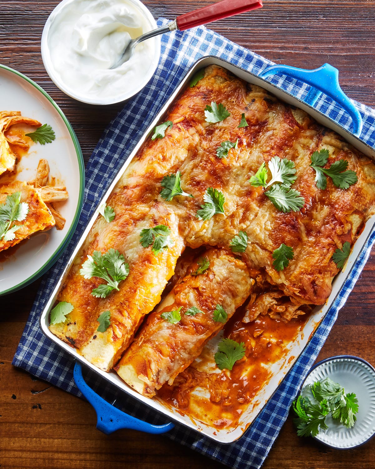 Best Weeknight Tex-Mex Chicken Enchiladas Recipe