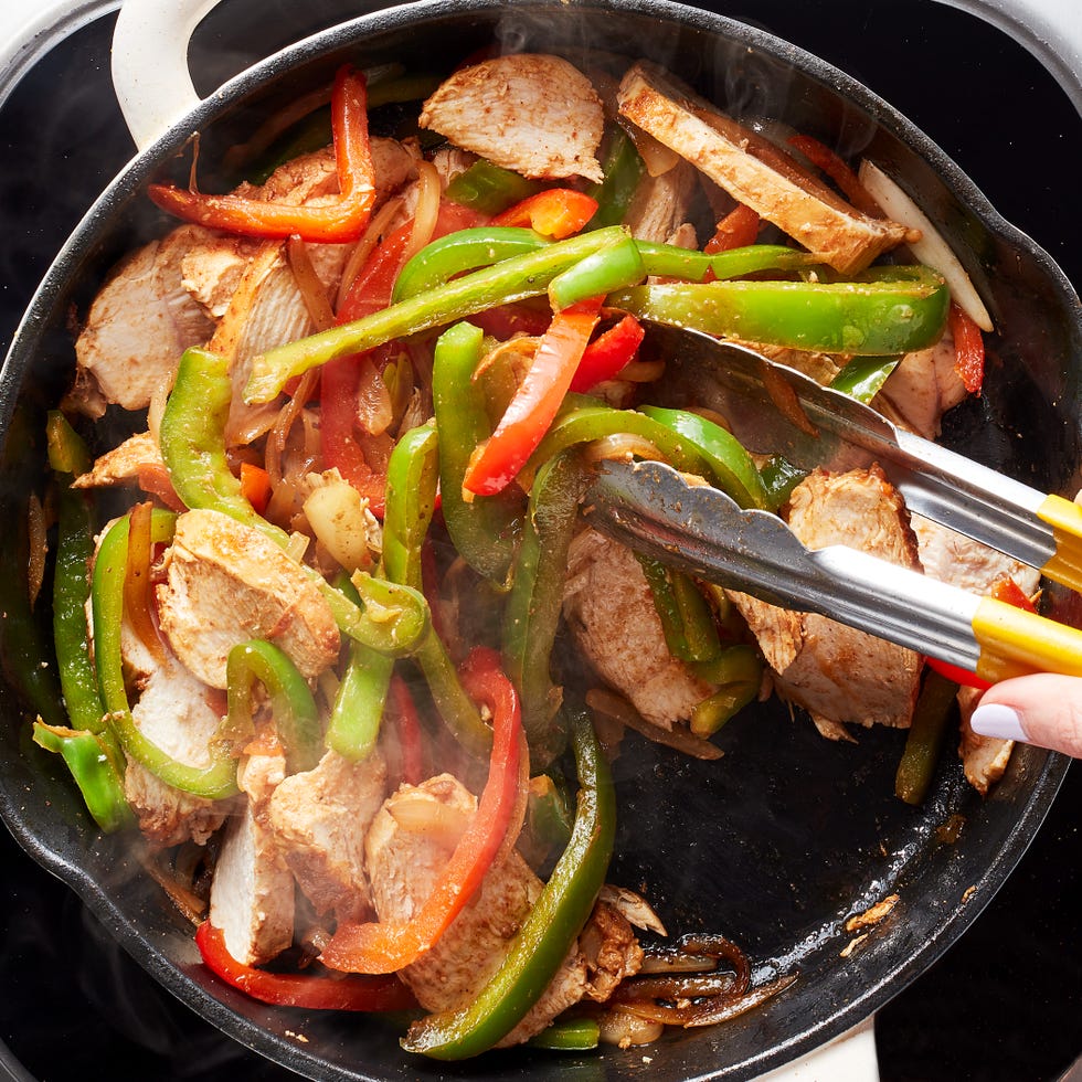 chicken fajitas