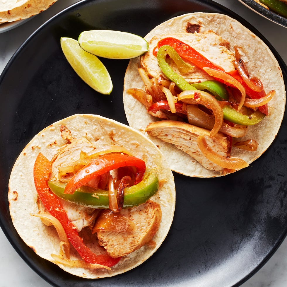 chicken fajitas