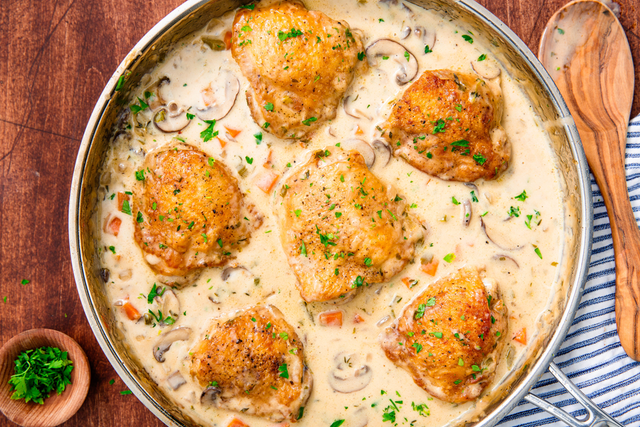 Best Chicken Fricassee Recipe - How to Make Chicken Fricassee