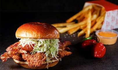 Dish, Food, Cuisine, Junk food, Hamburger, Veggie burger, Fast food, Ingredient, Salmon burger, Slider, 