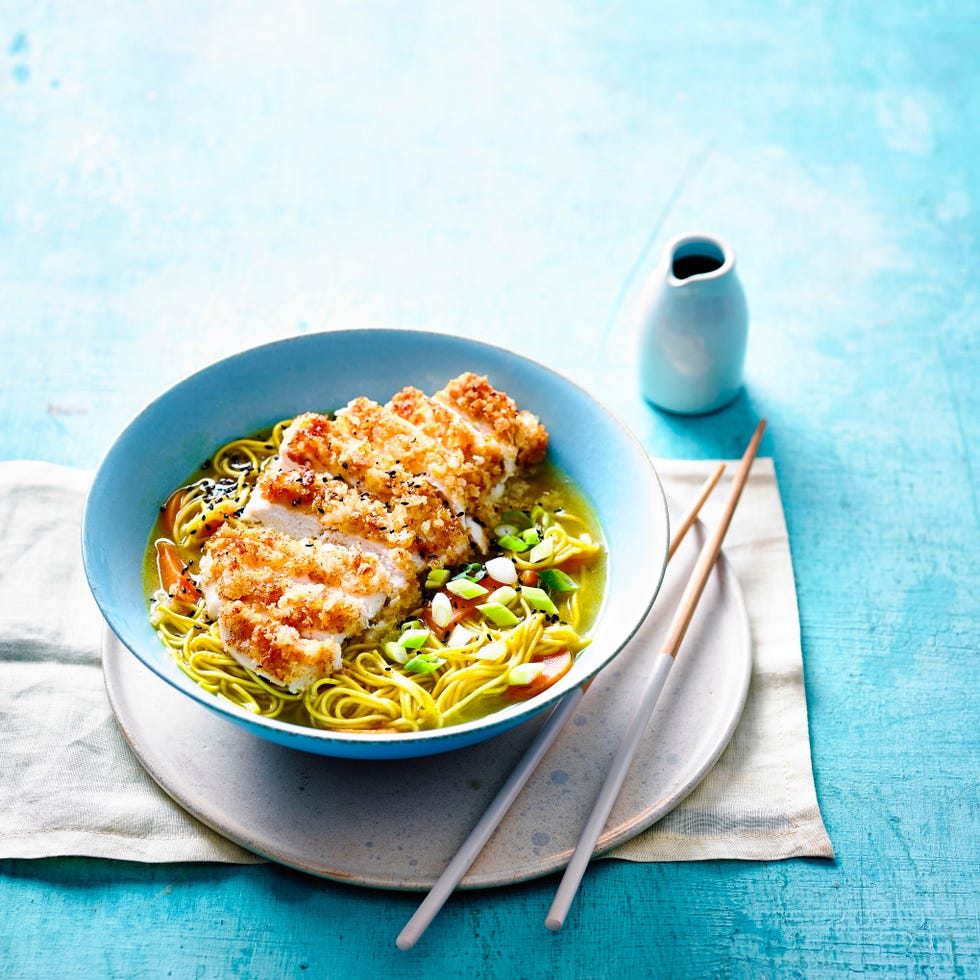 chicken katsu noodle soup