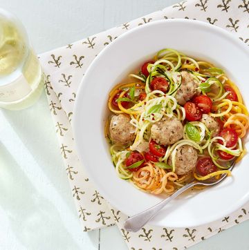 chicken meatball veggie noodle soup