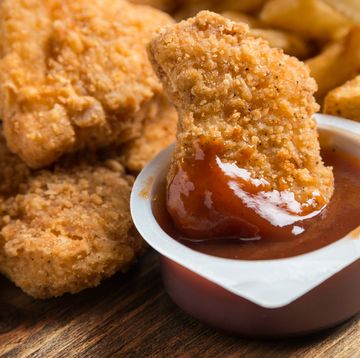 Chicken Nuggets with BBQ sauce