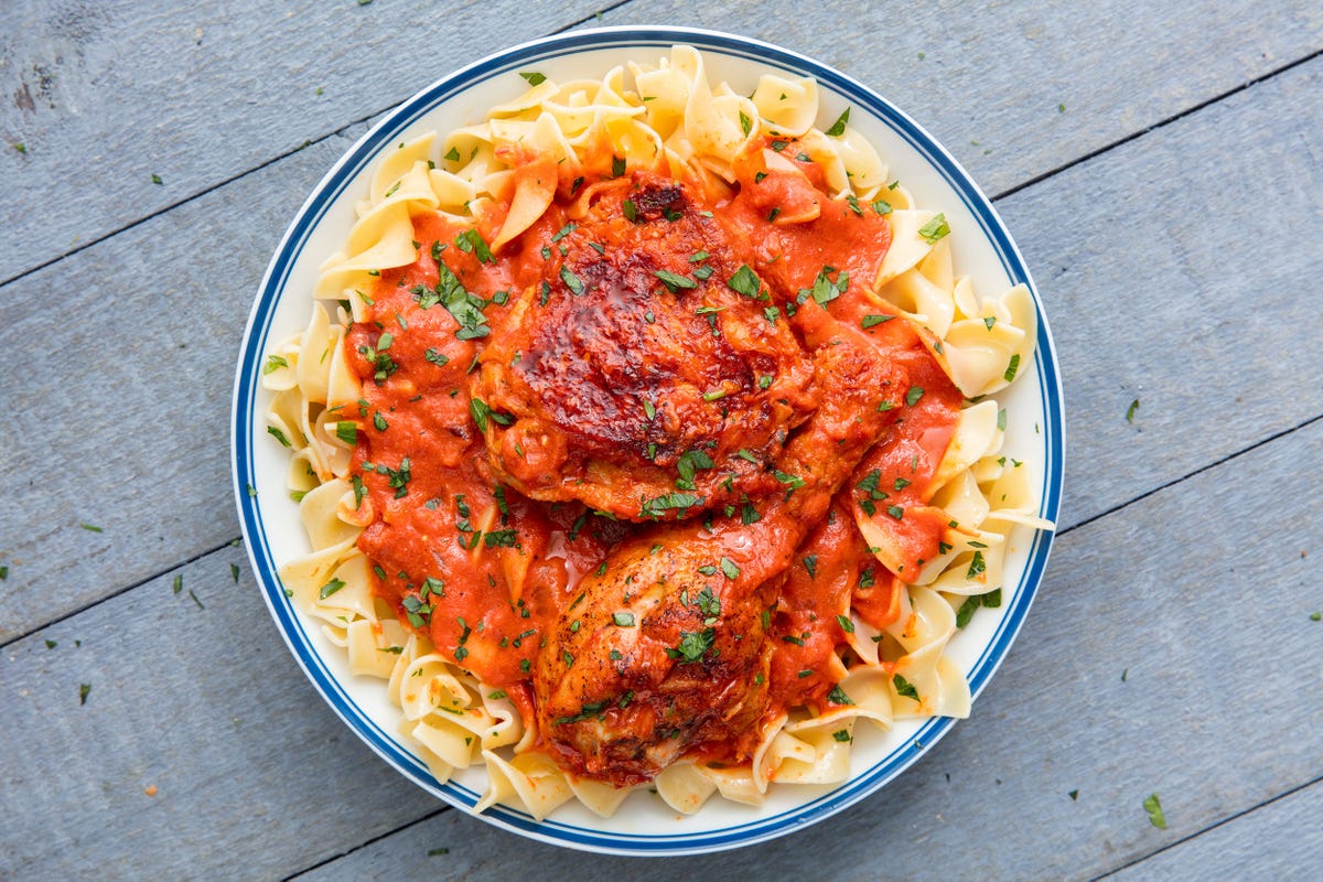 Family-owned restaurant serving classic chicken paprikash