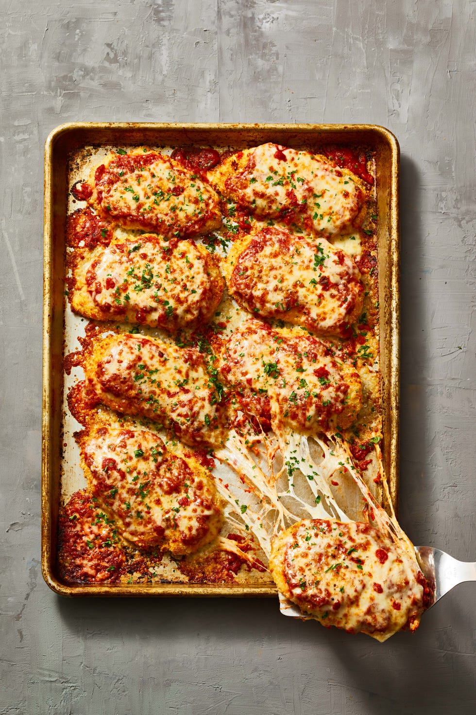 sheet pan chicken parmesan