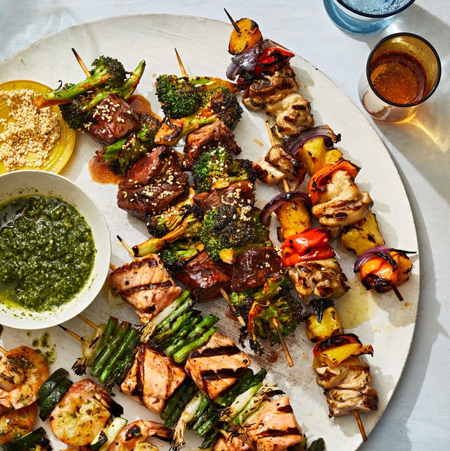 Chicken, Pepper and Pineapple Skewers chicken, pepper and pineapple skewers