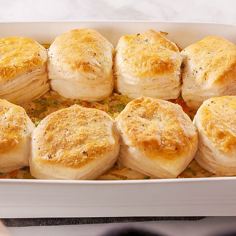 chicken pot pie casserole