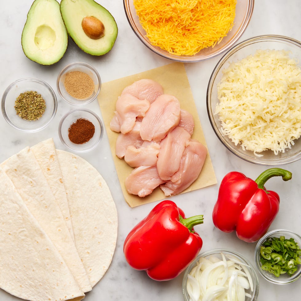 chicken quesadillas