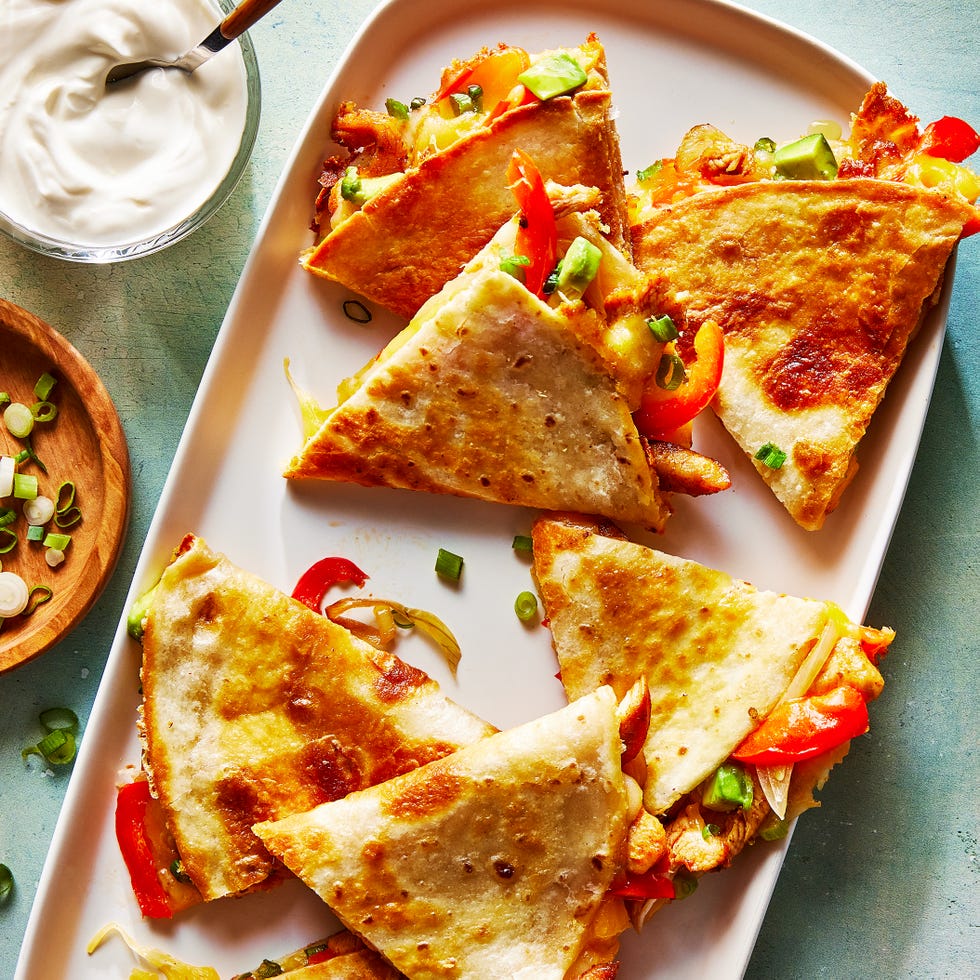 chicken quesadillas