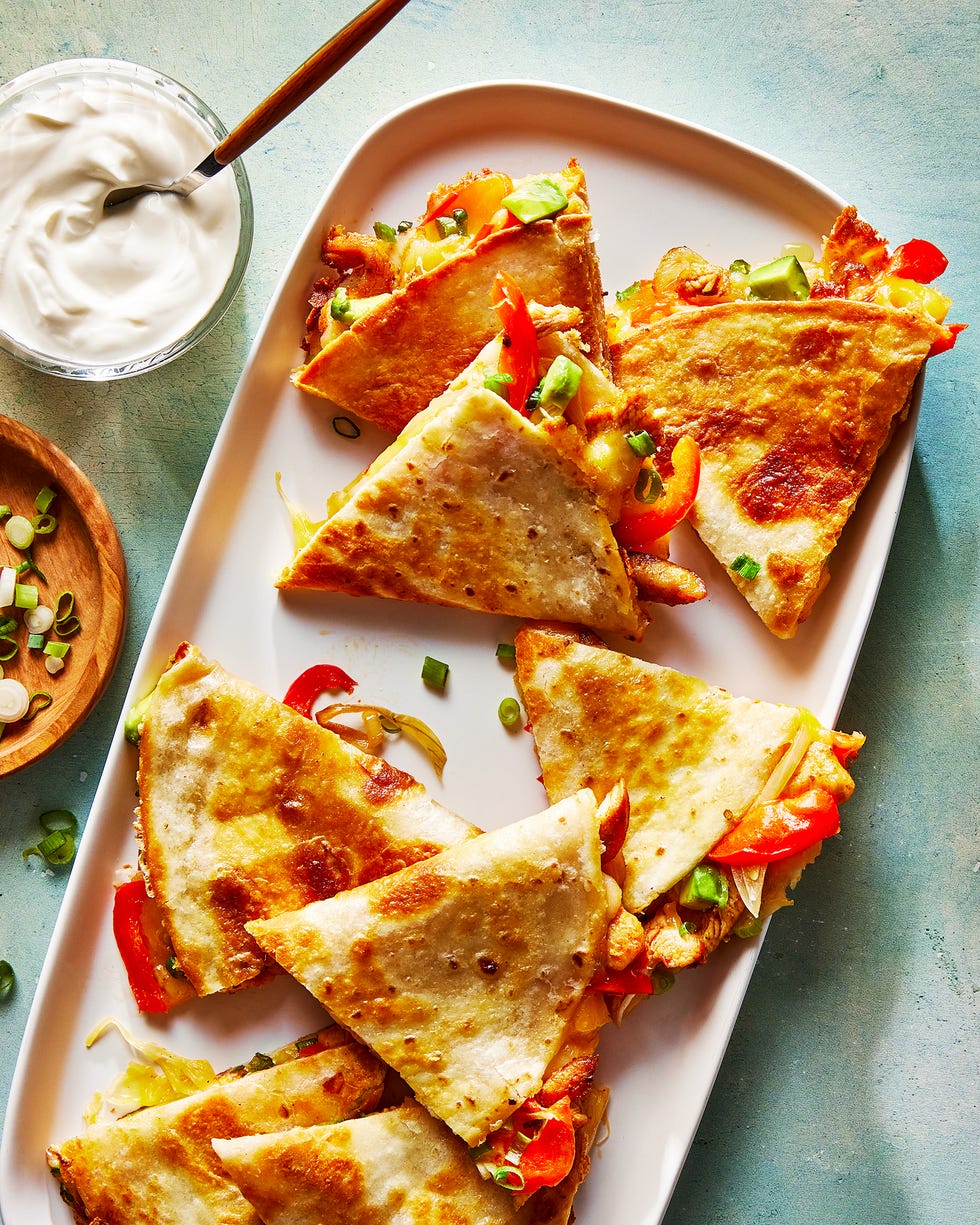 chicken quesadillas