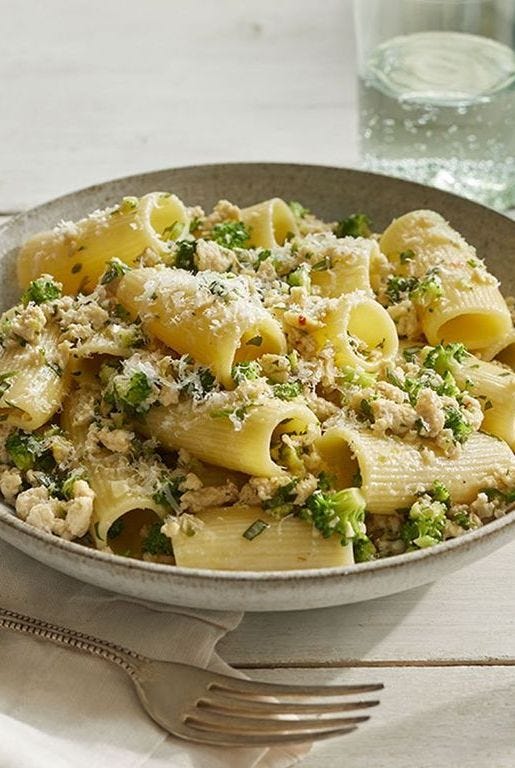 chicken recipes for kids  rigatoni with chicken and broccoli