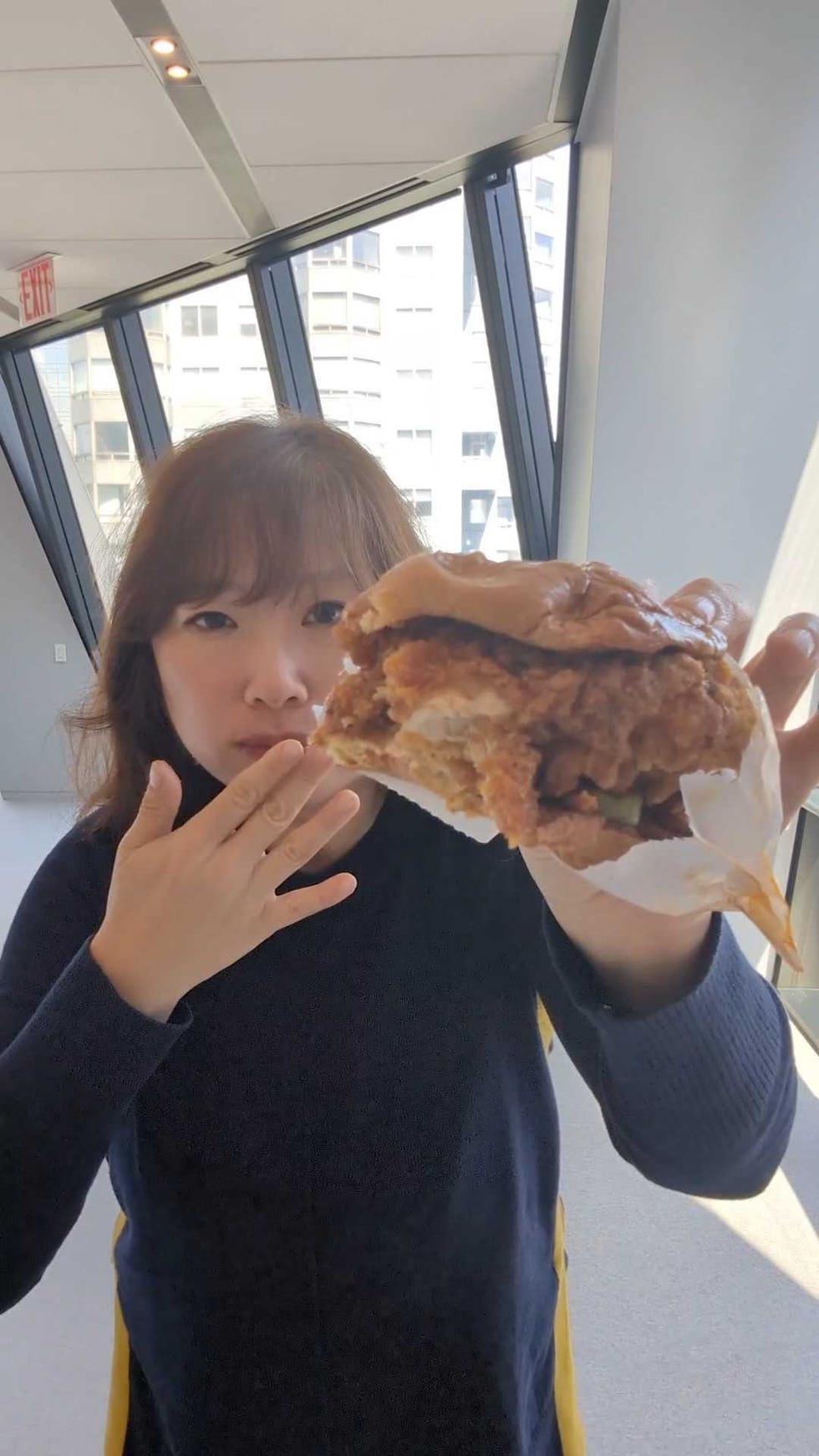 popeyes pickle menu author tasting pickle glaze chicken sandwich