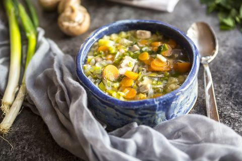 winter health myths - chicken soup