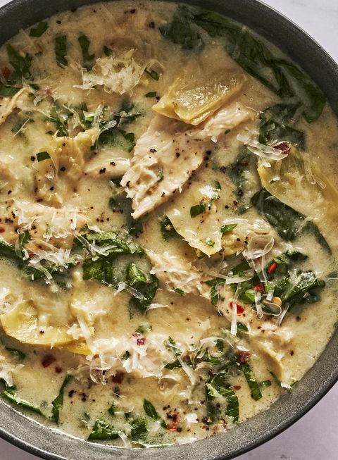 chicken spinach artichoke soup