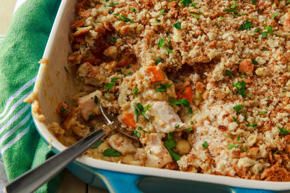 chicken stuffing casserole