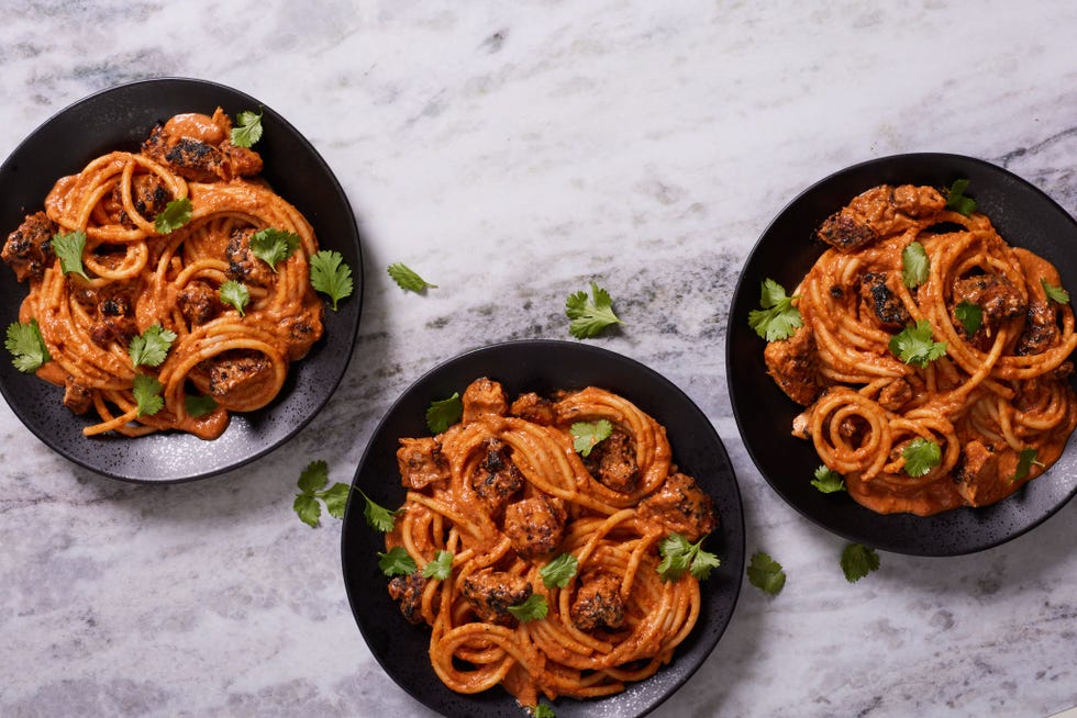 chicken tikka alfredo