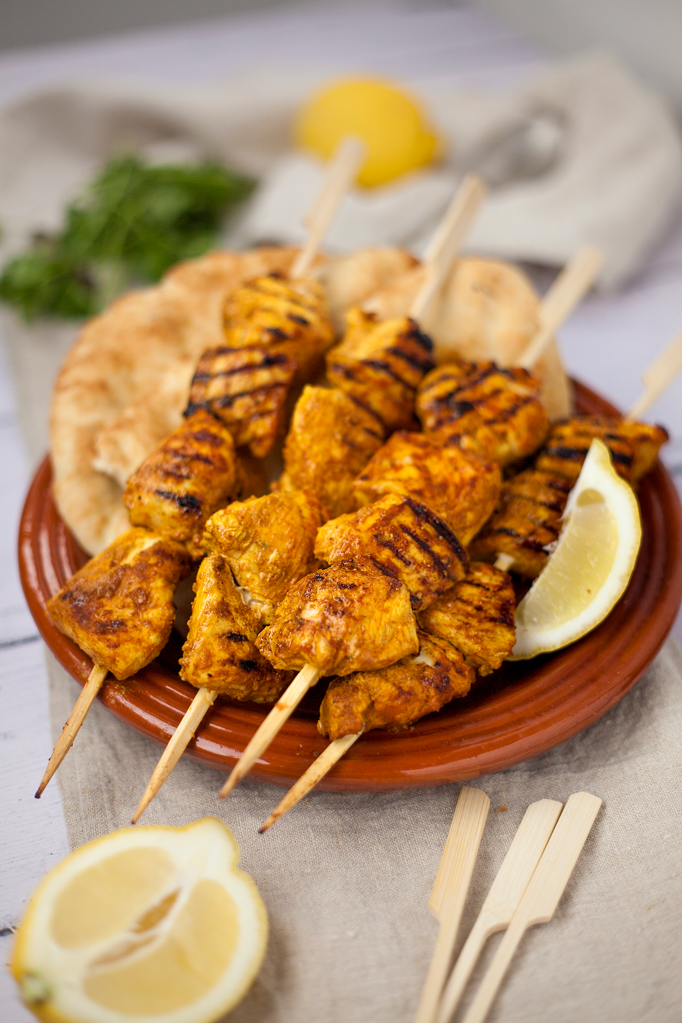 best barbecue recipes chicken tikka skewers recipe