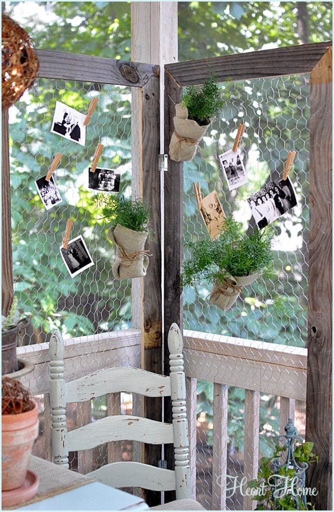 room divider ideas chicken wire room divider on a porch